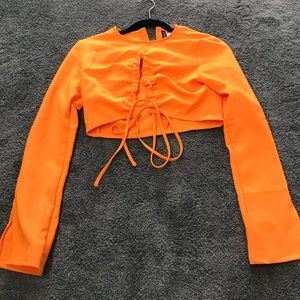 Top that ties at the boobs